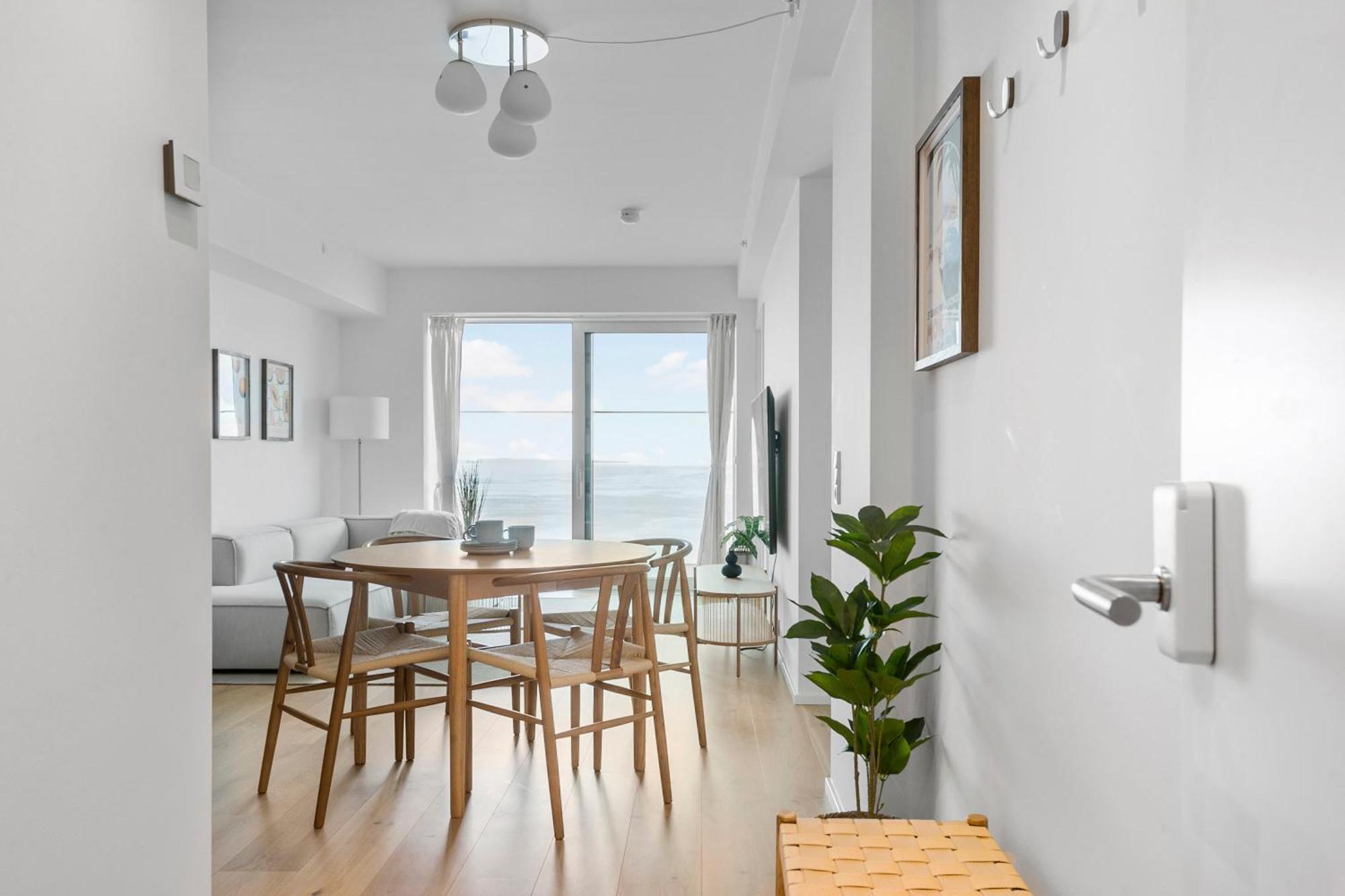 شقة Endless Ocean Views With Private Balcony Århus المظهر الخارجي الصورة