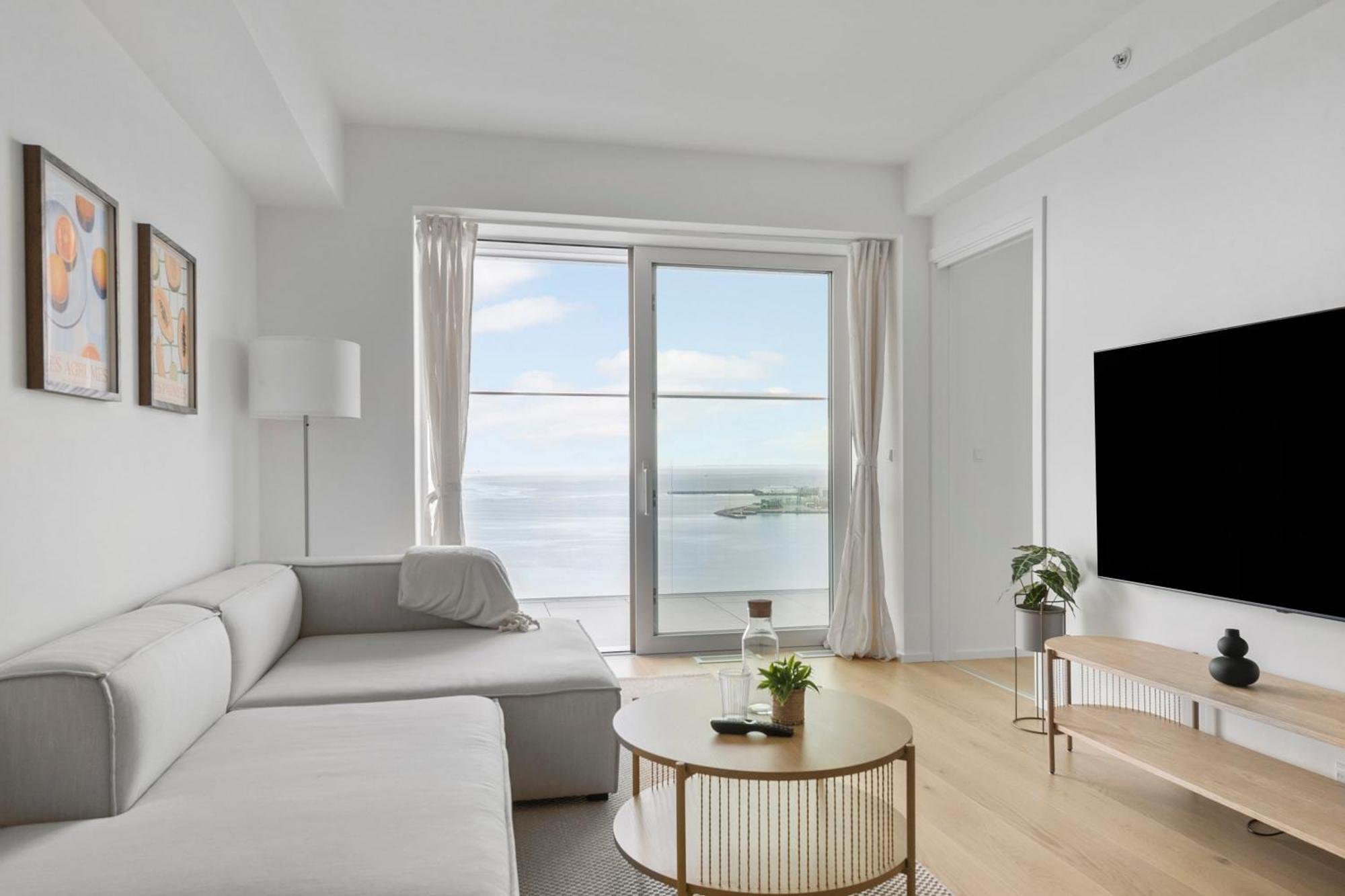 شقة Endless Ocean Views With Private Balcony Århus المظهر الخارجي الصورة